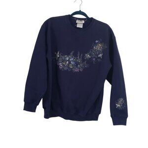Vintage 90s Northern Reflections Bird Crewneck Sweater XL Nature‎ Cottagecore
